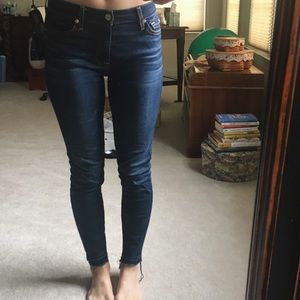 7 For all Mankind Frayed edge jeans size 27